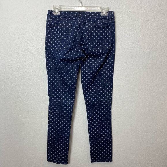 J. Crew Women’s Polka Dot Toothpick Ankle Jeans Size 27 - Picture 8 of 8